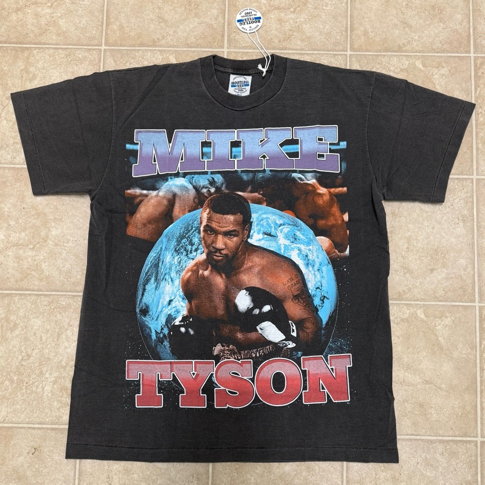 Vintage Mike Tyson Rap Tee Boot If You Can’t Beat Em Eat Em 90s Single Stitch L